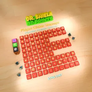 FIDGET CLICKER ALPHABET, NUMBERS AND SYMBOLS