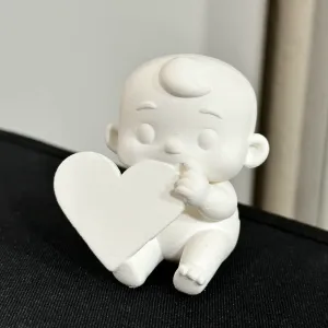 Valentines Day Baby with Heart Figure