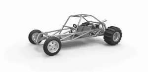 Diecast old school Sand Rail buggy Version 1 Scale 1:25