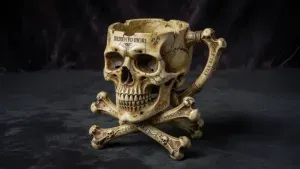 Memento Mori Skull Mug