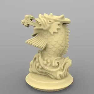 Treasure of Ancient Chinese Culture: Dragon-Head Fish-Body Snuff Bottle