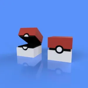 pokecube container - print in place.