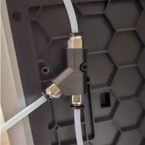 Small PTFE Tube Y splitter