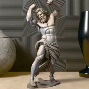 Greek Statue Fan Art Decoration