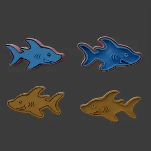 Chibi Cute Shark Cookie Cutter