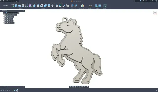 Horse pendant — Image 8 of 9