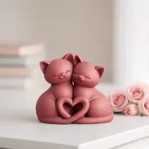 In Love Cats | Cat Couple Decoration
