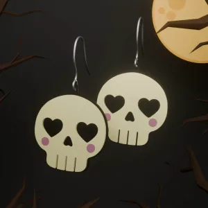 Cute Skull Earrings | Halloween Earring Series