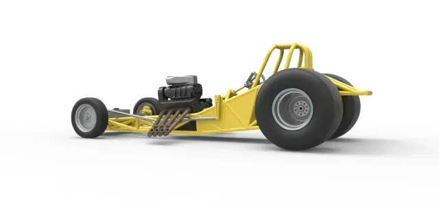 Vintage Funny Car Base Scale 1:25 — Фото 8 из 9