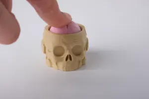 Skull Brain Clicker Toy Spooky Halloween Fidget