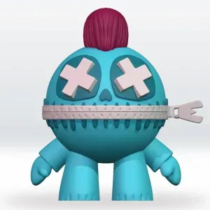 Mini Doodle Bones POPPY PLAYTIME 5 STL 3D Model