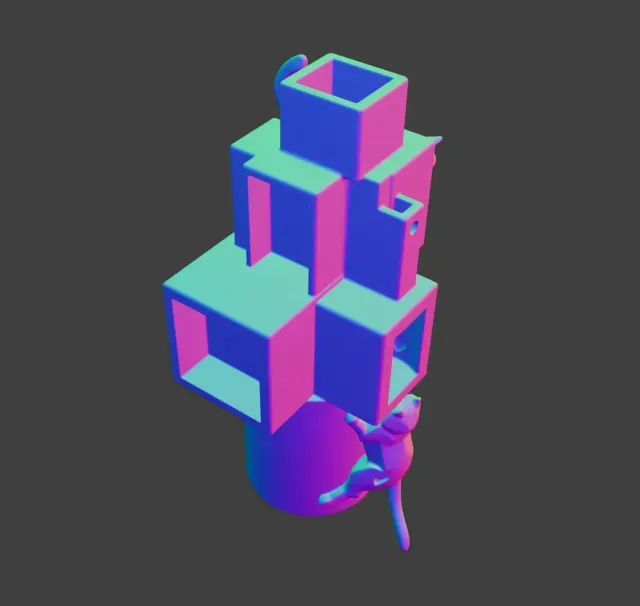 Cat Tower Vase and Desk Organizer — Image 4 of 9