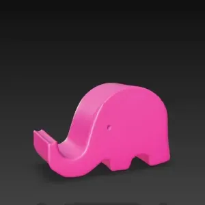 Soporte basico para celular de elefante