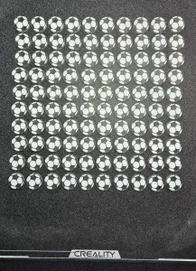 100 Football Soccer Tokens Numbered 1-100 & Blank Fast Print