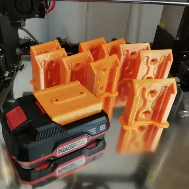 Parkside X20V battery holder organizer