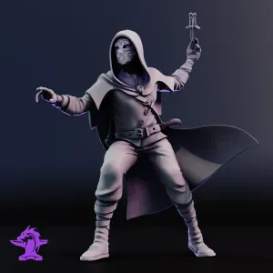 Rogue Hunter | 32mm Miniature | TTRPG Model