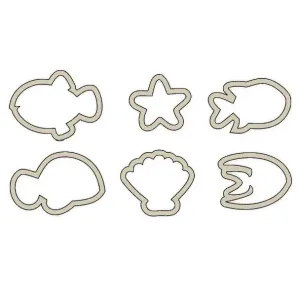 Fish Cookie Cutter Set of 6