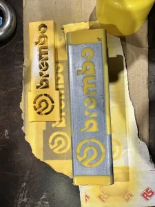 Brembo brake disk spray paint template
