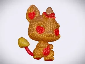 Valentine's Day Gift: Cute Knitted Monster