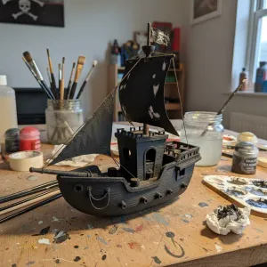 Benchy Black Pearl: sail the seas of filament and fear