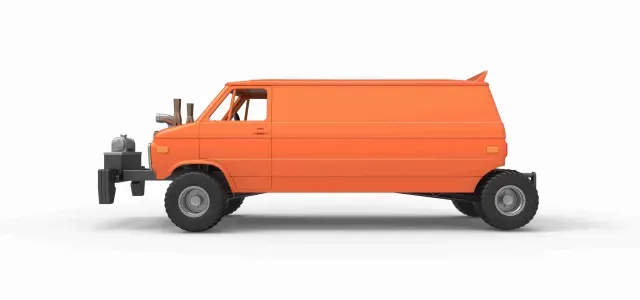 Pulling van 4wd Version 2 Scale 1:25 — Фото 6 из 9