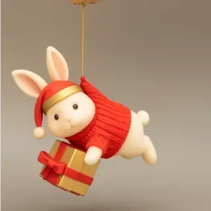 CONEJO PARA ARBOL DE NAVIDAD
