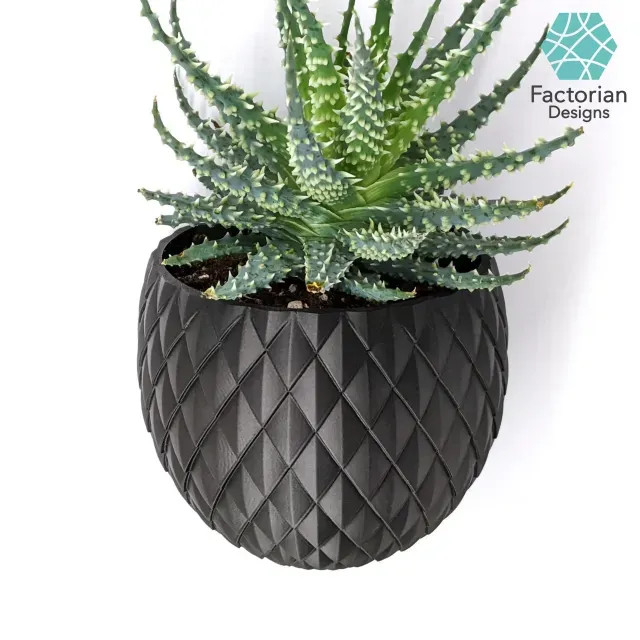 Wall PLANT POT Dragon Egg | PLANTER STL "Blossomscale" — Фото 4 из 9