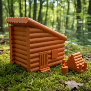 Log hut