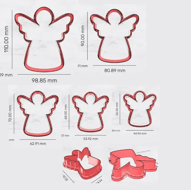 Angel Cookie Cutter, Nativity, Cookie Cutter, Angel, Cutter — Image 2 of 9