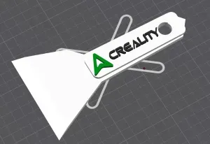Car Windshield Ice Scraper – 3 Versions | Creality Logo