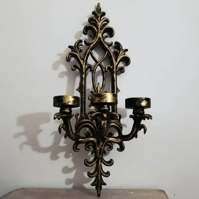 Gothic Sconce Wall Hang - Tealight Edition