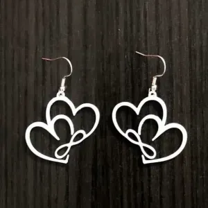 InfinityFlutter Love Earrings - valentine's Day