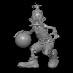 Daffy Duck basketballer