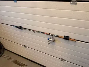 Garage Door Fishing Rod Holder