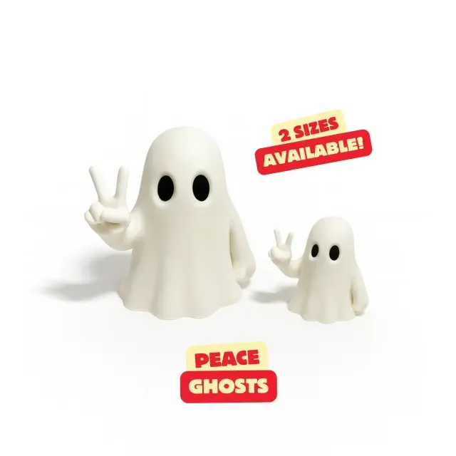 PEACE GHOST (THE FRIENDLY GHOSTS) / HALLOWEEN GHOST DECOR — Фото 2 из 9