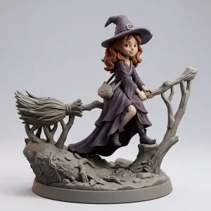 Little Witch on a Broomstick