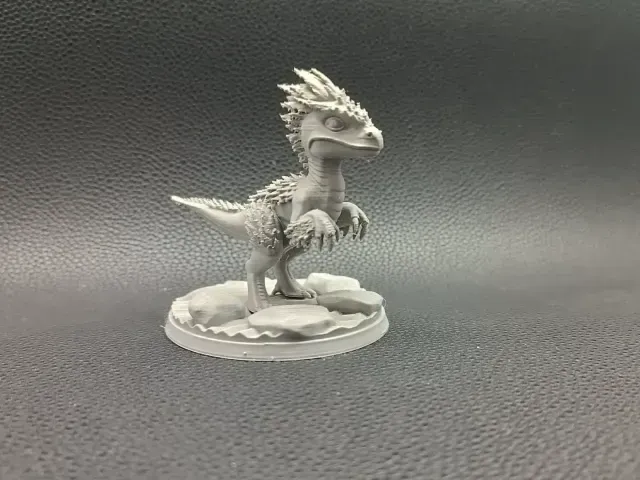 Cute Feathered Raptor – Chibi Dinosaur Toy — Image 2 of 5