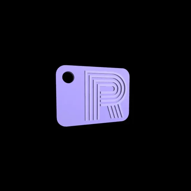 R- keychain — Image 2 of 4