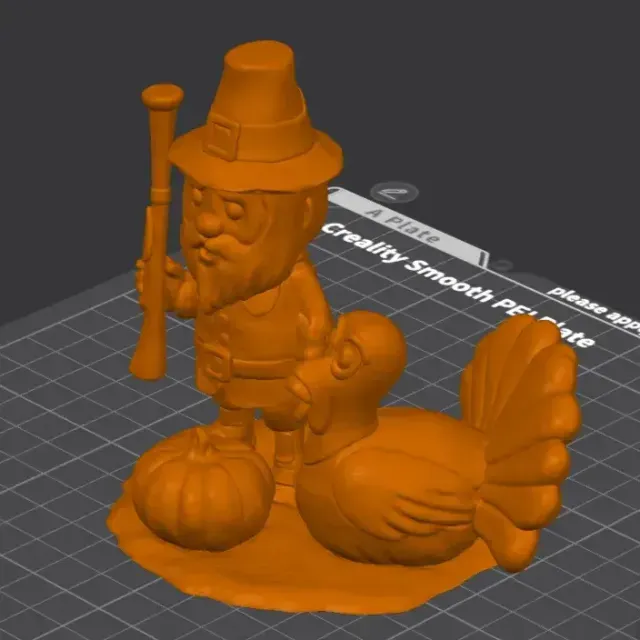 Pilgrim and Turkey Thanksgiving — Image 2 of 6