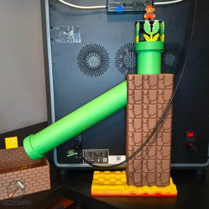 Creality K2 Plus “Pipe‑Line Poop Chute” Super Mario Edition