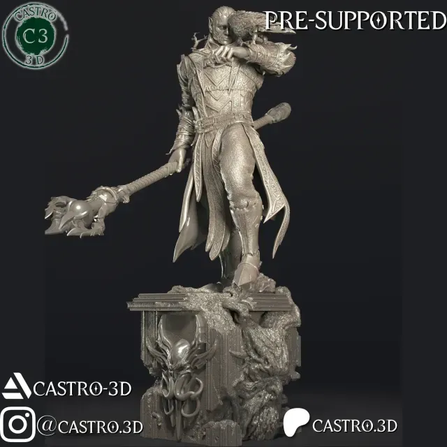 Halsin - BG3 Miniature Collection 3D print model — Фото 6 из 9
