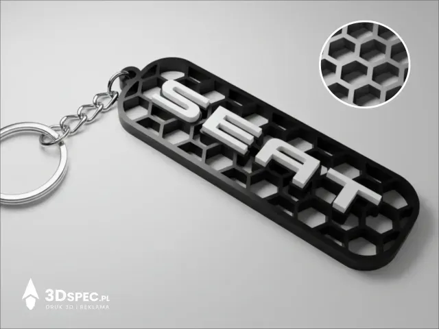 Seat Honeycomb Keychain — Image 4 of 4