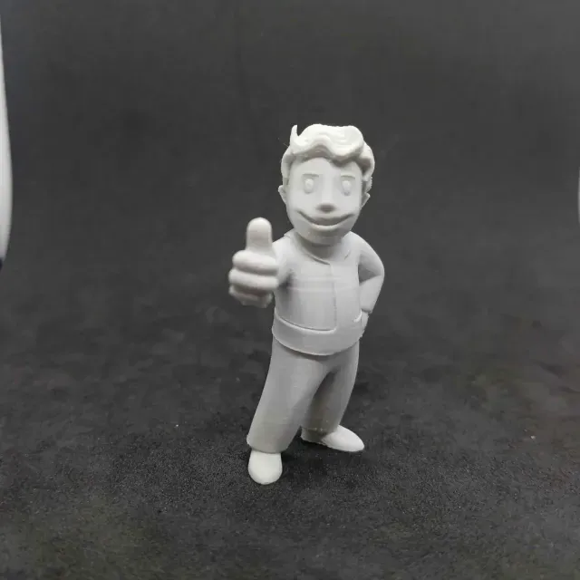 Fallout Inspired Vault Boy Mascot Toy Figurine