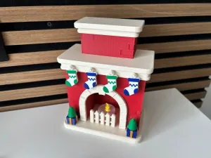 Christmas Fireplace (illuminated) // Weihnachts-Kamin (beleuchtet)