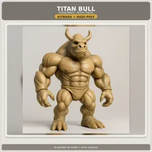 Kitbash Creature Collection – High-Poly Character Figure