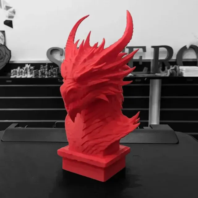 Fire Dragon Bust
