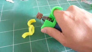 Precision handle for mini-drill / Dremel like with finger p
