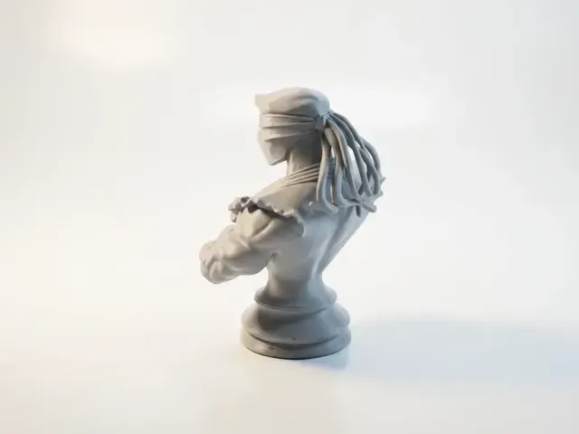 Ryu Chess Piece Gaming Bust 3D Printable — Фото 2 из 4