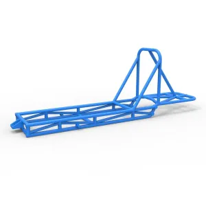 Frame of old school Front engine dragster V4 Scale 1:25