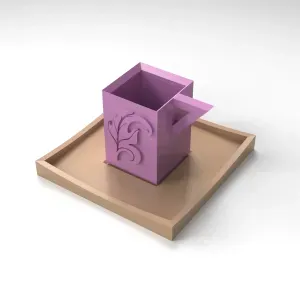 Cup with Tray